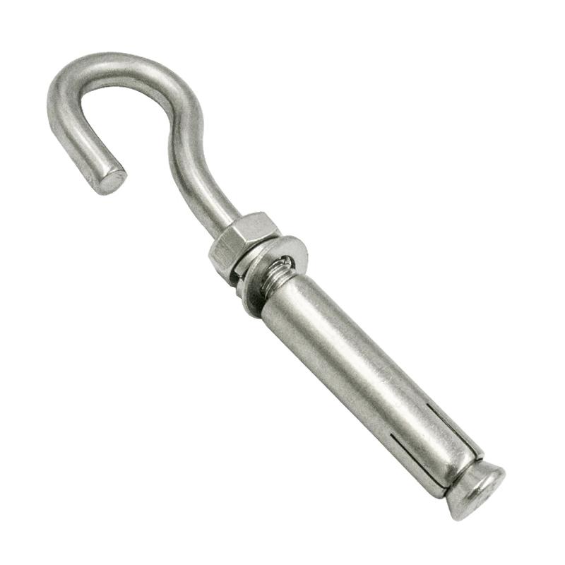 Haisteck HK-5161 M8 Нержавеющая сталь 304 Анкер-крюк с кольцом (10-Pack)