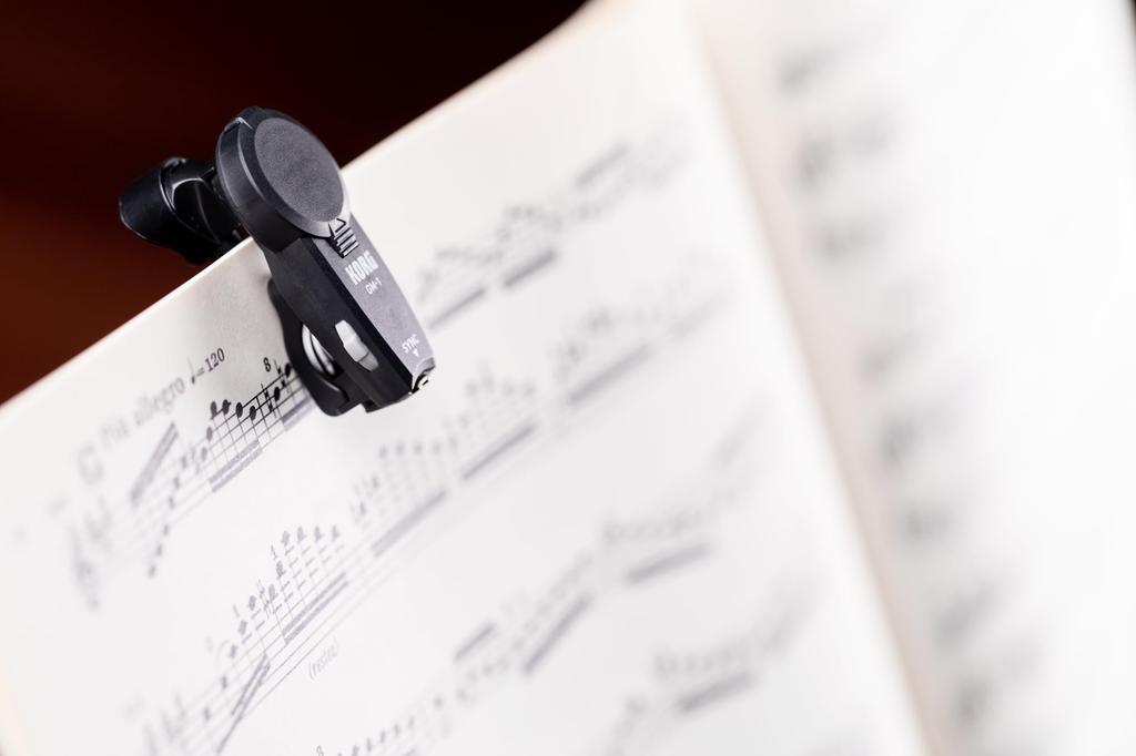 KORG GM-1 Метроном типа наушников с синхронизацией темпа (Набор из 2) - Идеально для марширующих оркестров, танцевальных команд и тренировок на открытом воздухе - Черный