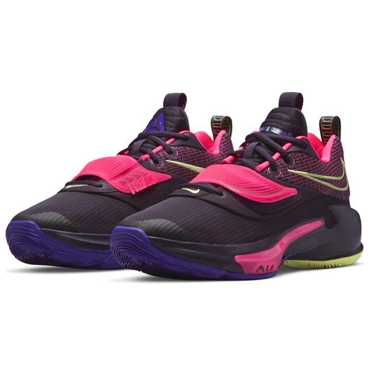 Nike Кроссовки унисекс Zoom Freak 3 EP Digital Purple Cave-Purple Light-Lemon-Twist DA0695-500