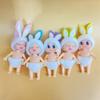 Mini Easter Bunny Doll Miniature Elf Decoration Costume Plush Doll Newborn Gifts Accessories Props for Easter Day