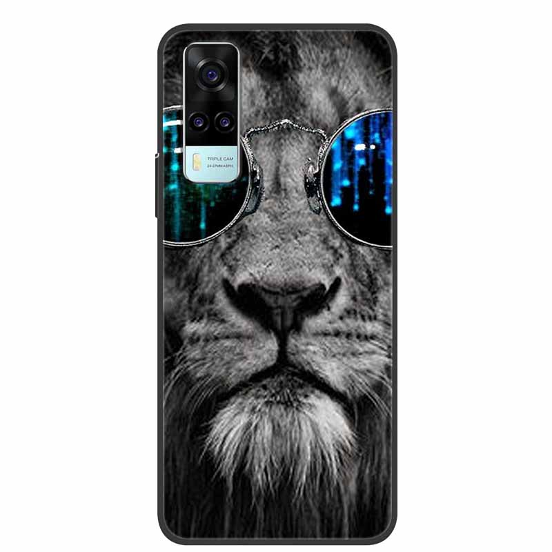 Чехол для vivo Y31 2021 Ударопрочный Мягкий силикон ТПУ Задняя крышка Для Vivo Y53S 4G Y31 2021 Y 31 Чехол V2036 Чехол для телефона Милый мультяшный