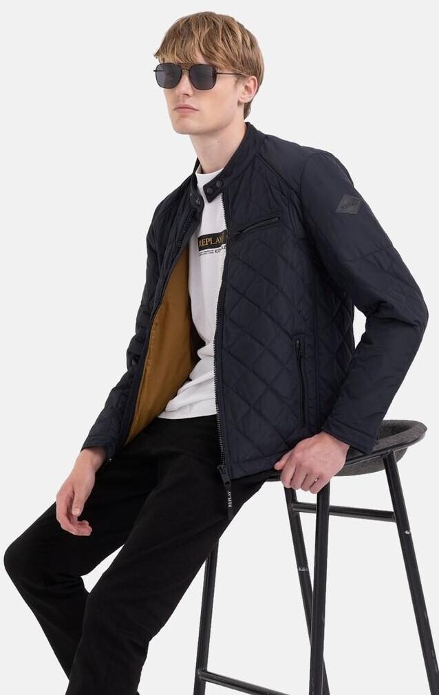 Демисезонная куртка Replay Kurze Jacke aus Oxford-Polyester (M8000-84442) blau