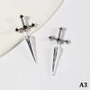 Готические серьги-мечи, винтажные крутые серьги в стиле панк, готические серьги-кинжалы, ювелирные изделия в подарок для женщин