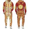 Золотой Пномпень, мужской спортивный костюм с 3D принтом в стиле хип-хоп, толстовка с длинными рукавами, брюки, костюм, весенне-осенний мужской комплект спортивной одежды для бега