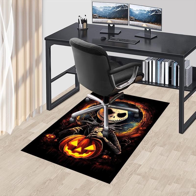 Nightmare Before Christmas Jack Carpet For Playroom Bedroom Living Room Sofa Home Decorkids Game Area Rug Nonslip Floor Mat