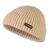 Autumn and winter solid color knitted hat men's warm wool hat, women's pullover hat landlord hat ins street trendy hat melon fur hat