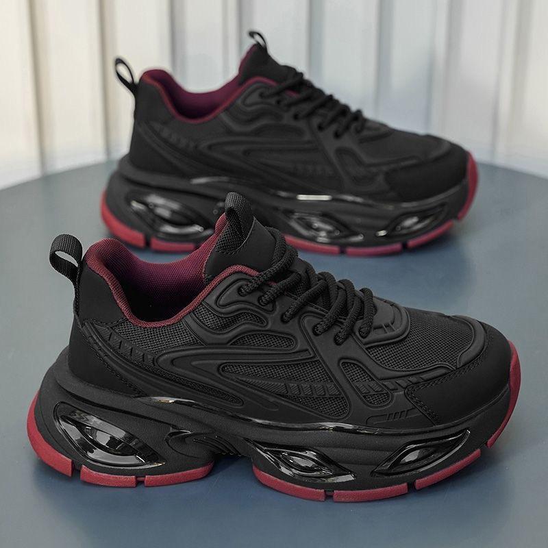 Весенние новые кроссовки на платформе в стиле "dad shoes", дышащие и легкие, для бега, спорта, повседневной носки
