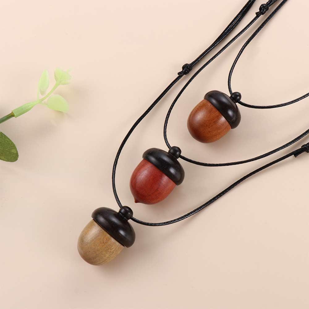 Веревочная цепочка Ювелирные изделия в китайском стиле Коробка Гаву Длинное ожерелье Женское ожерелье Эбеновое ожерелье Плетеная веревка