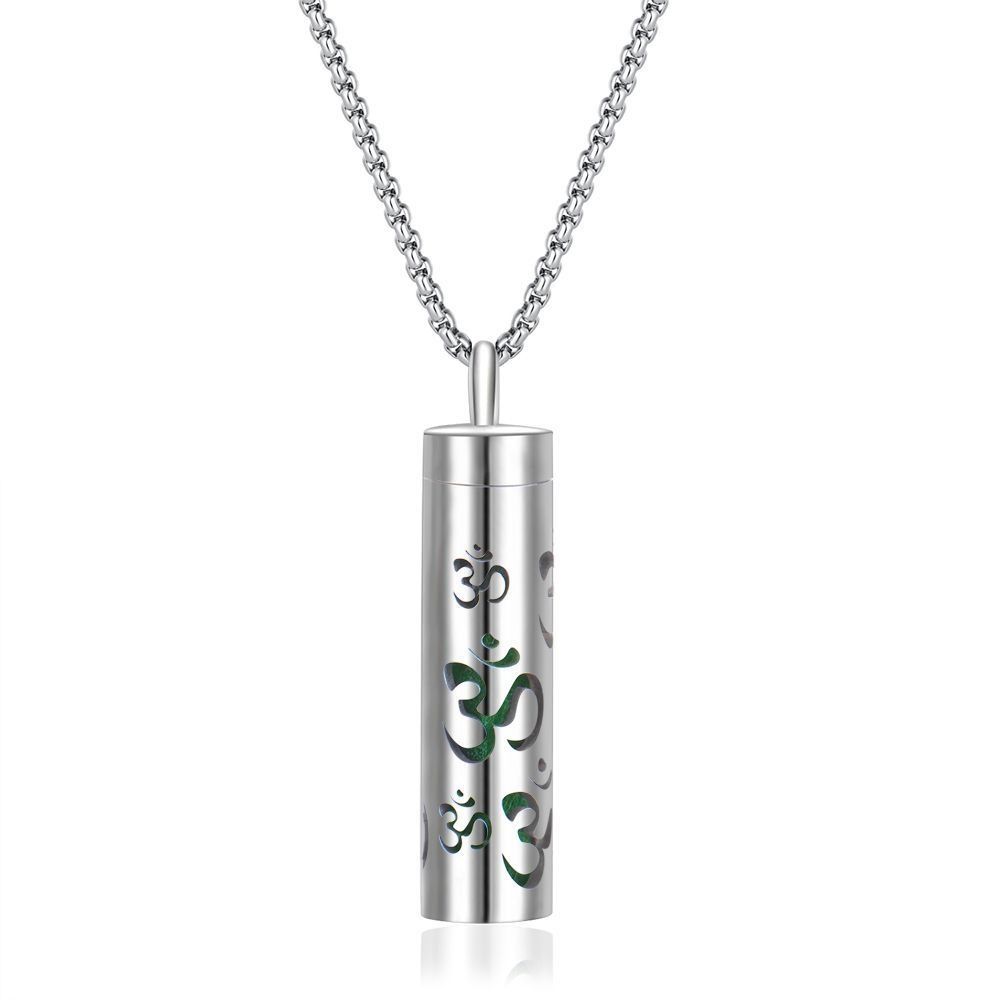Aroma Jewelry Perfume Oils Necklace Silver Color Locket Perfume Necklace Jewelry Accessories