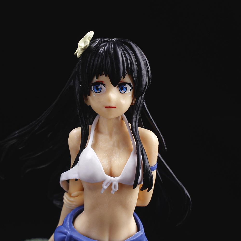 Аниме «Моя молодежная любовь», летний купальник Yukinoshita Yukino, стоящая сексуальная красавица-фигурка, игрушка