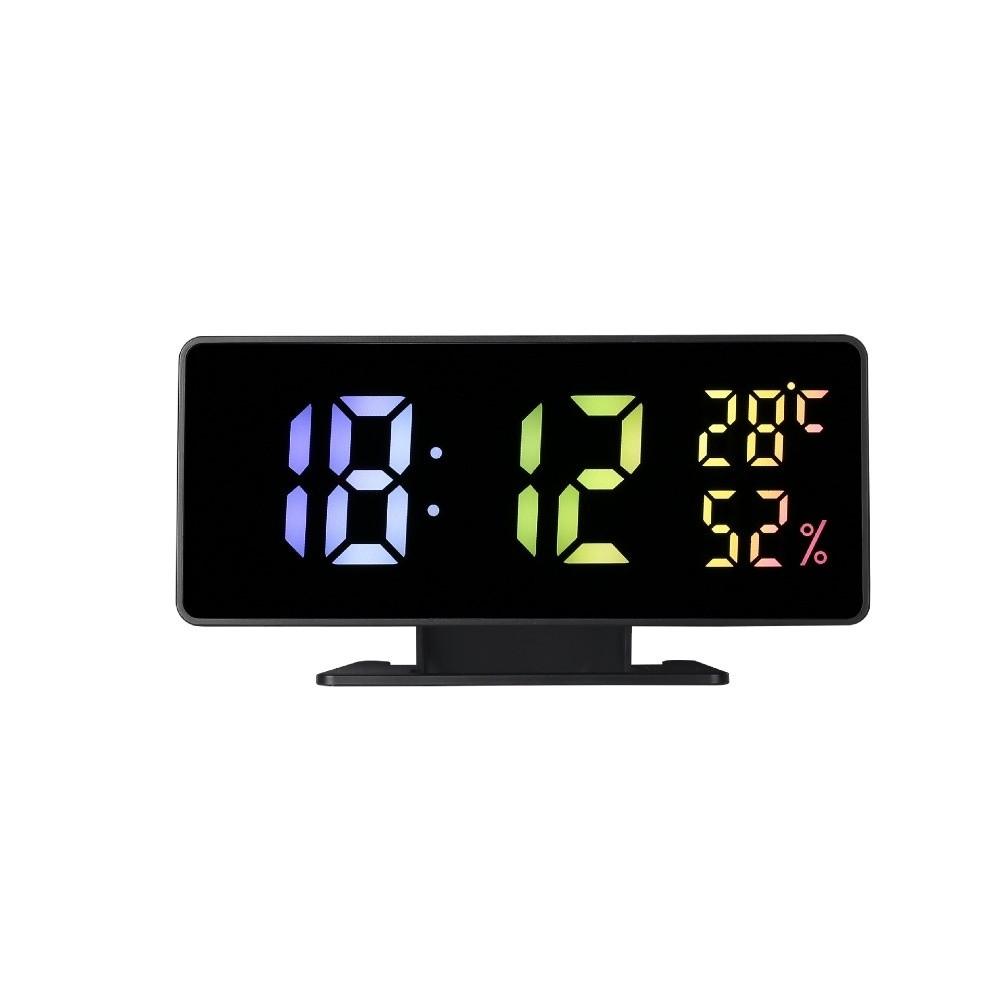 Snooze Desktop Table Clock Dual Alarm Bedside LED Clock Digital Alarm Clock  Home Decor