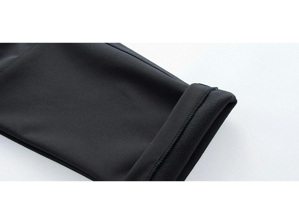 Ветрозащитные и водонепроницаемые брюки софтшелл для мужчин и женщин - на флисовой подкладке для пеших походов, катания на лыжах и альпинизма