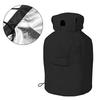 Heavy Duty Propane Tank Cover Featuring a Snug Drawstring Closure System