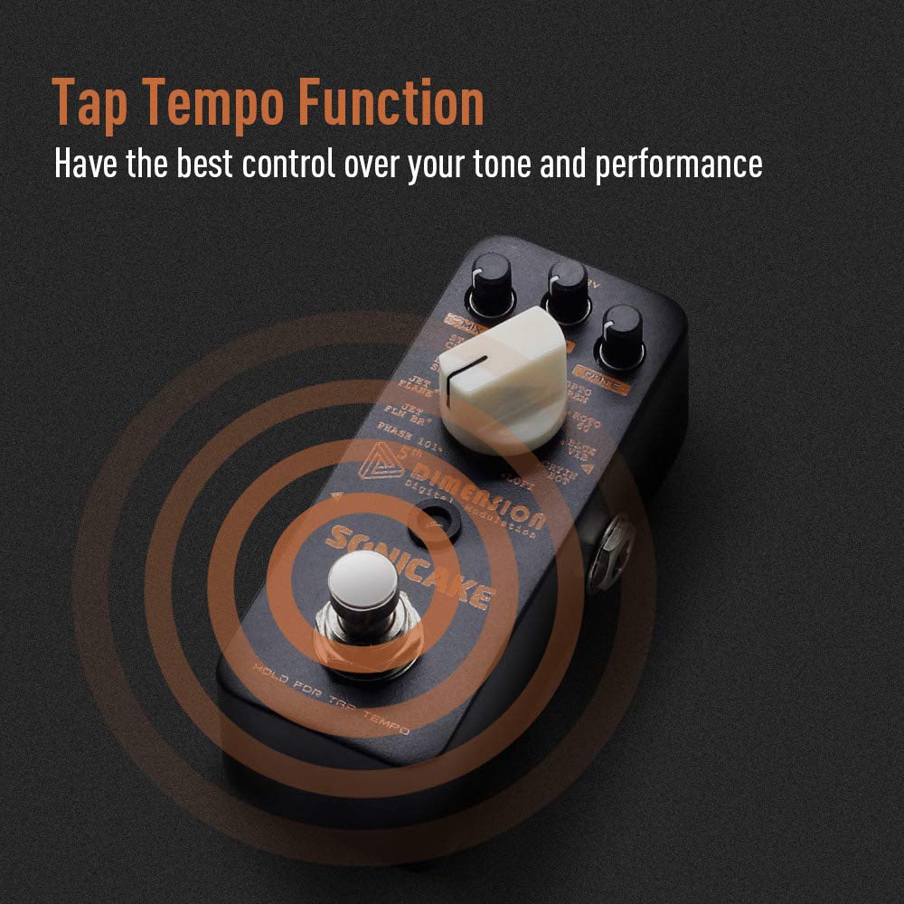 SONICAKE Chorus Phaser Flanger Guitar Effector Pedal 5th Dimension & &