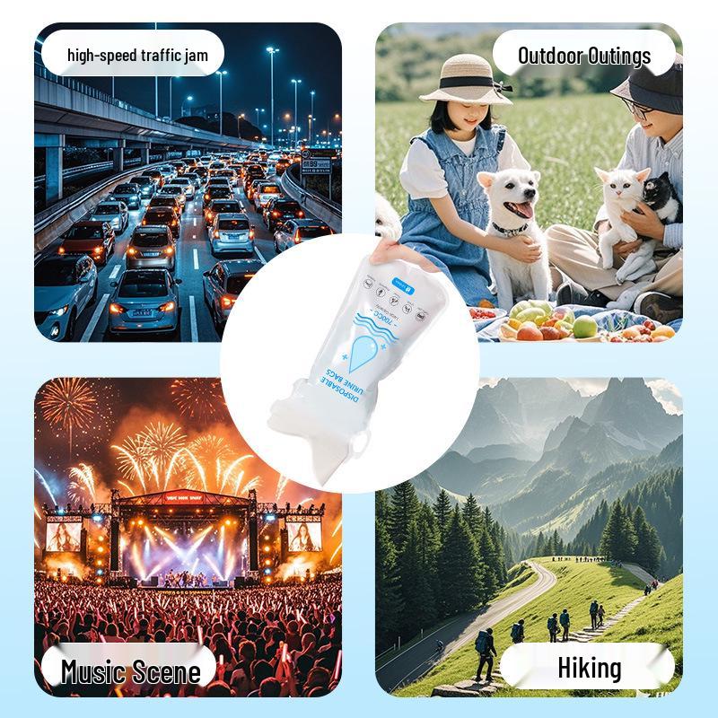 Portable Leak-Proof Unisex Emergency Urine & Vomit Bag