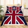 Simple British British Expired Three-Piece Digital Printing Quilt Cover Bedding Home Textiles