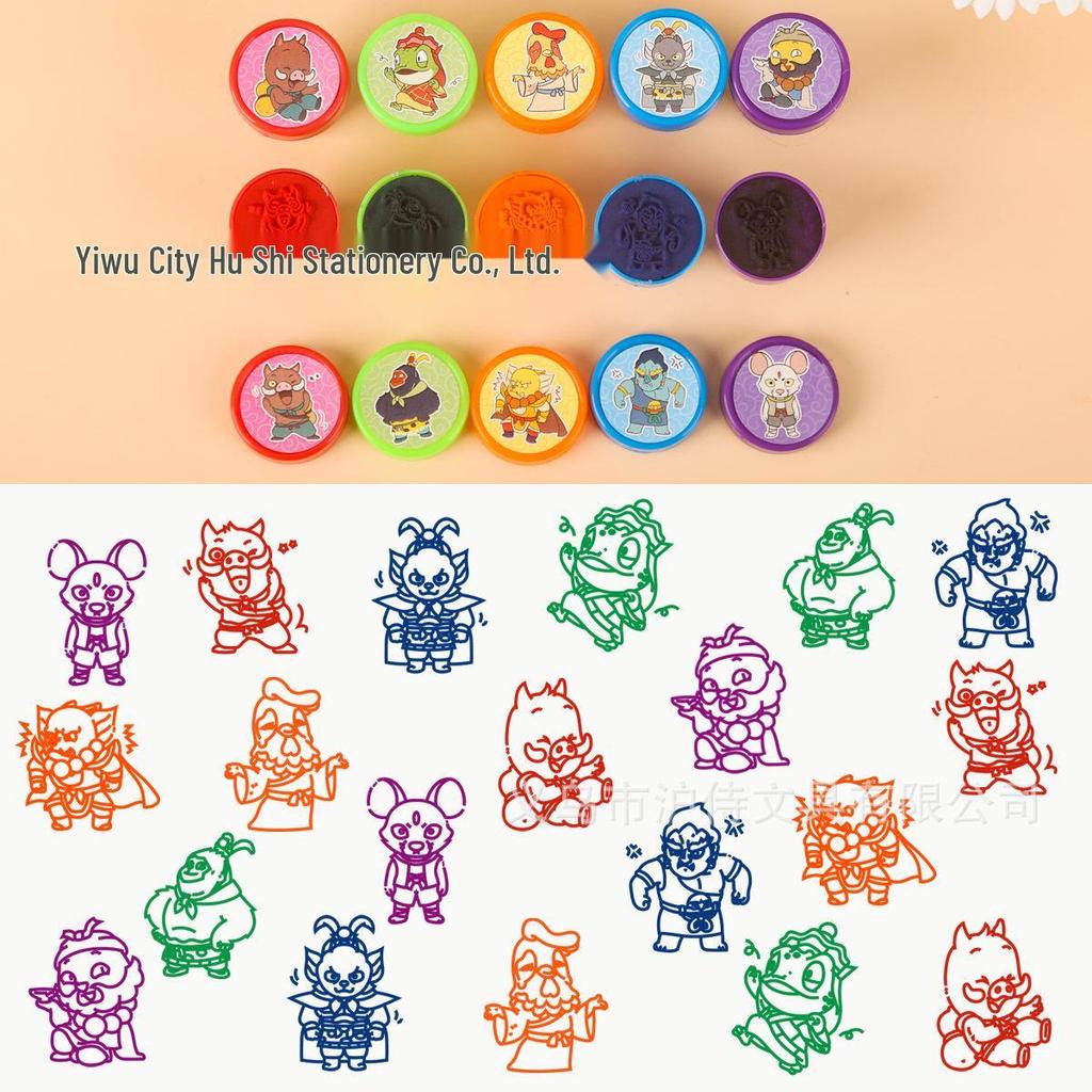 Креативный штамп для журнала Langlang Mountain Little Monster & Toad Pig Spirit Clear - Детский приз