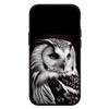Для iPhone 16 15 Xiaomi Redmi Note 13 12 11 Pro Max X 9 10 8 14 Plus XR Samsung Galaxy A15 S24 S23 S22 S20 FE Huawei OPPO Owl Bird черный чехол для телефона