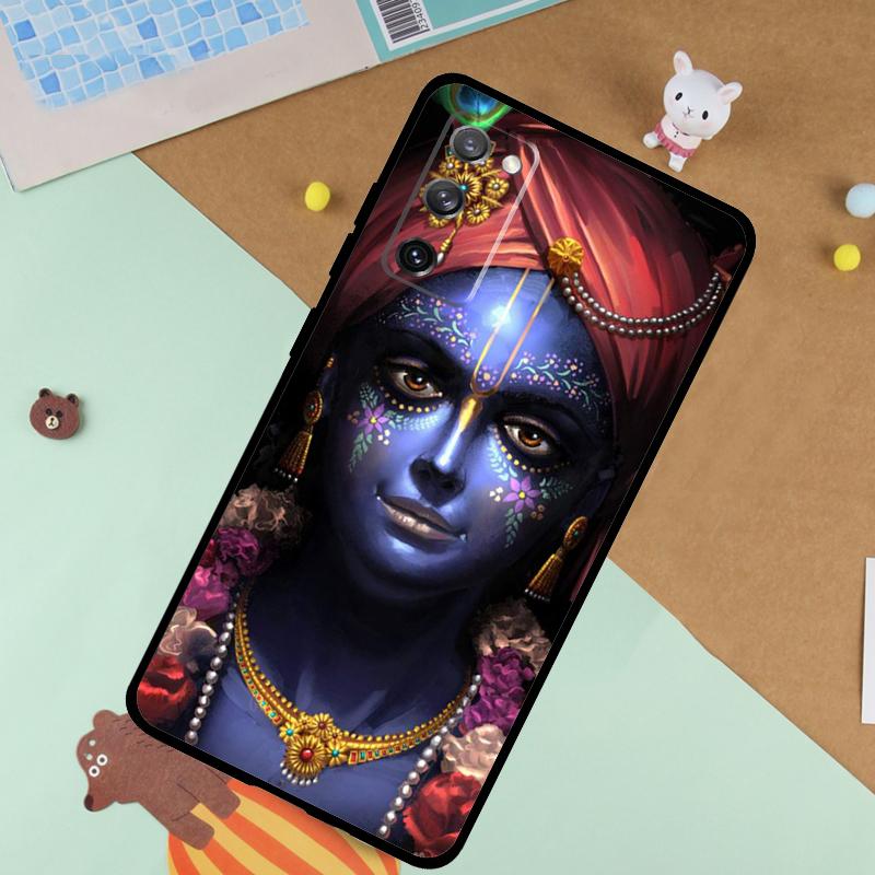 Indian God Lord Krishna Soft Case For Samsung Galaxy S24 Ultra S9 S10 S20 S22 S21 Plus S23 FE S25 Ultra Funda Cover
