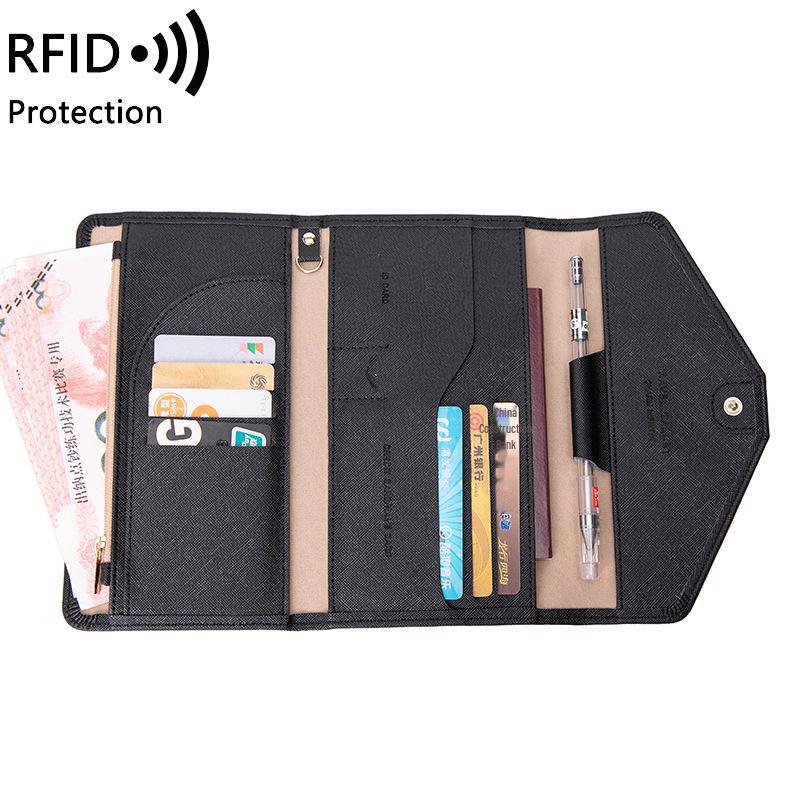 Xiangyin RFID держатель для паспорта и удостоверения личности Trifold - новый популярный дорожный кошелек
