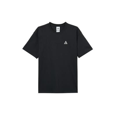 Футболка Max90 ACG Back Logo Print, влагоотводящая, свободная, удобная, модная, с коротким рукавом, мужские топы, черного цвета HJ0799-010