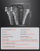 Combination Wrench Set 30 PCS SAE 1/4" to 1", Metric 8-24mm Organizer Rack