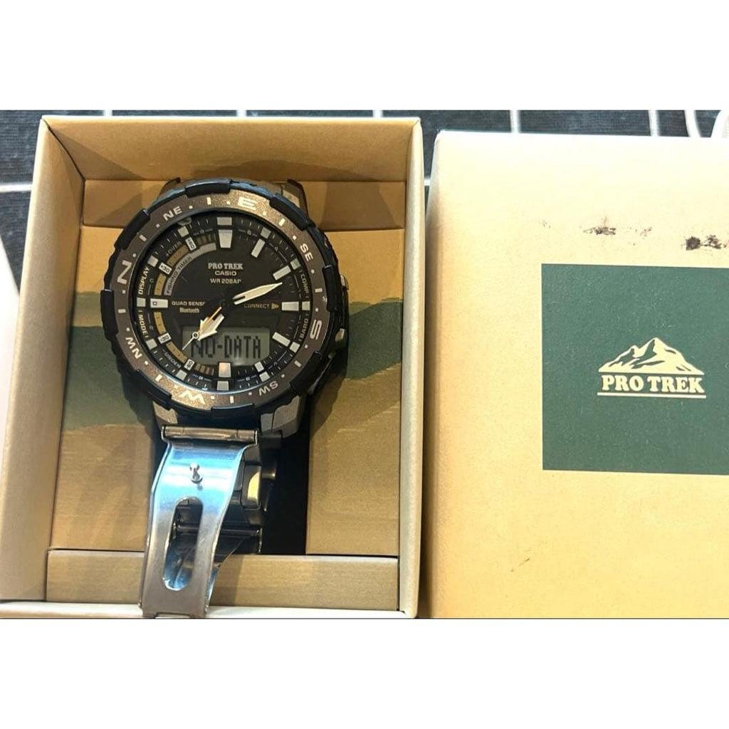Б/у CASIO PRO TREK PRT-B70 Отличное состояние с коробкой и инструкцией Рыбалка