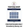 Клубничка Банни Вер Только для TOKTOQ SHOP Официальная Фотокарточка POB ATEEZ 13-й Мини-альбом GOLDEN HOUR Часть 4