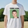 Смешная футболка с графическим принтом Yung Lean Мужская Мода Повседневная Футболки с коротким рукавом Унисекс летние с круглым вырезом Дышащие свободные футболки