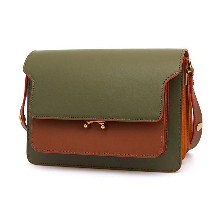 Marni Trunk Series Accordion Bag Women Shoulder Bag SBMPN09U47LV589Z288R