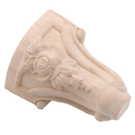 Европейский стиль массив дерева резные ножки мебели ножки для сидений тумбы под телевизор