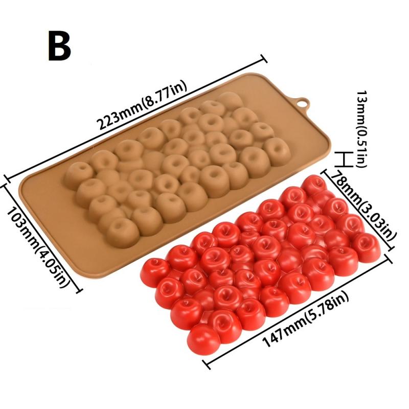 3D Raspberry Silicone Mold Fruit Pattern Fondant Chocolate Mousse Pudding Mould Party Baking Cake Decorating Tools Biscuit Mold