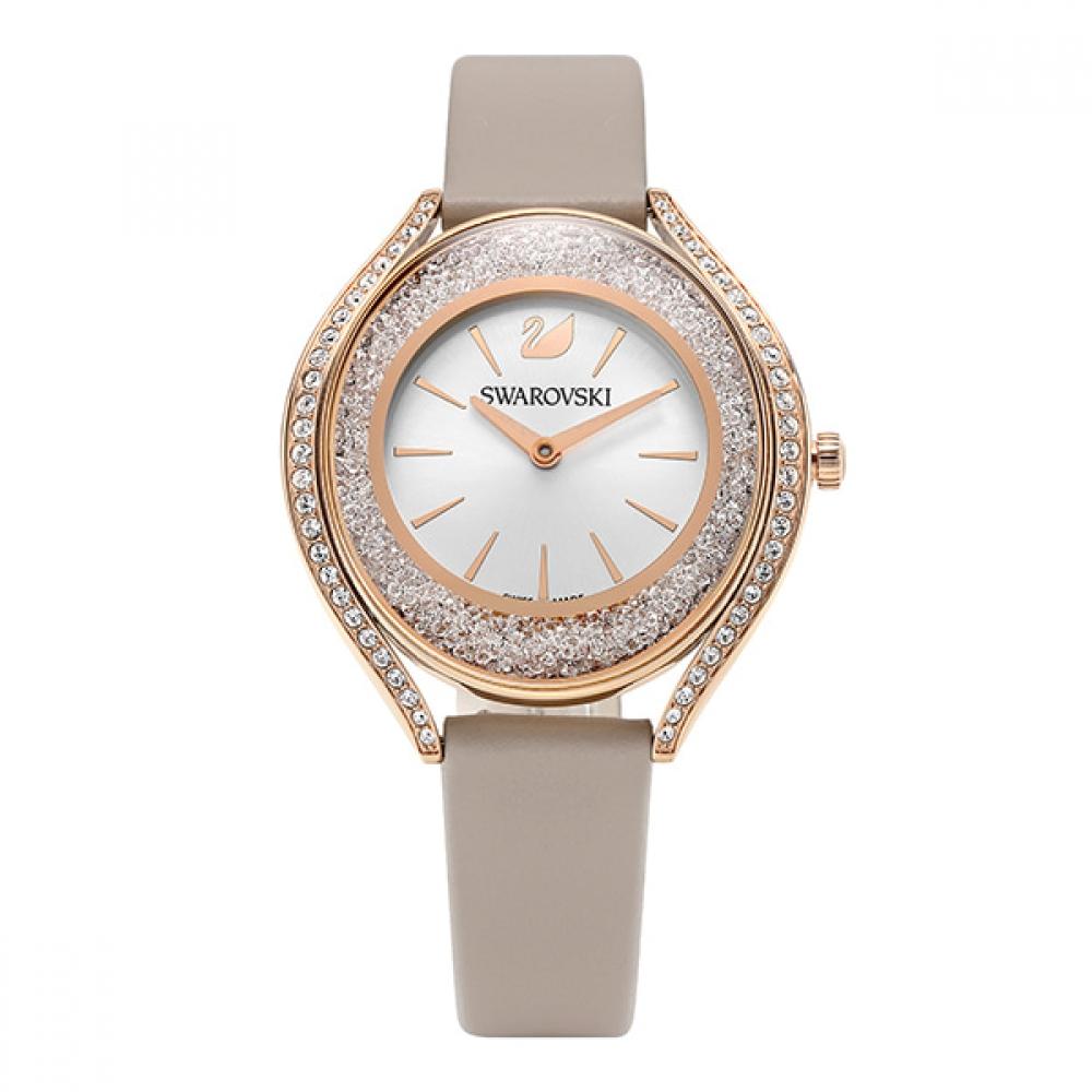 Swarovski 5519450 PreSented Aura CryStal Women S Leather Watch
