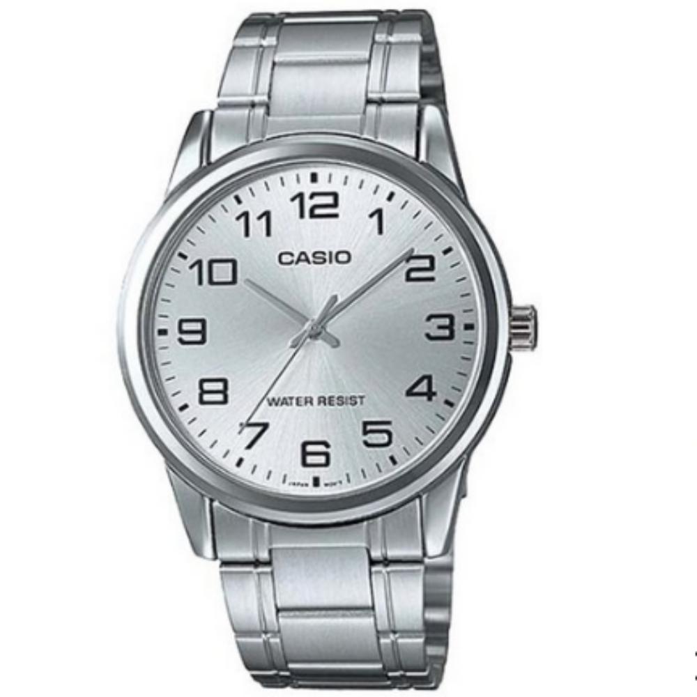 Casio Мужские наручные часы с металлическим браслетом MTP-V001D-7B