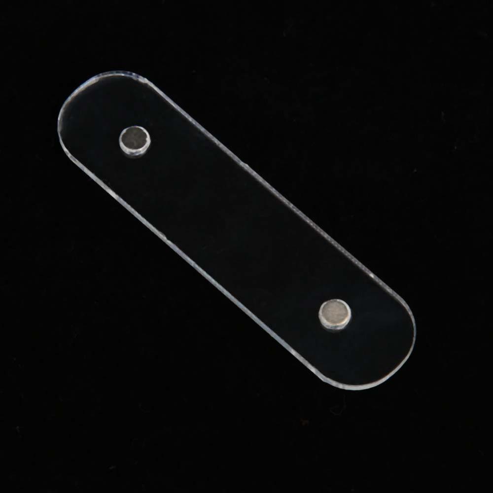 10PCS Magnetic Magnetic Nail Holder Acrylic Acrylic Strip Display Nail Color Chart Display