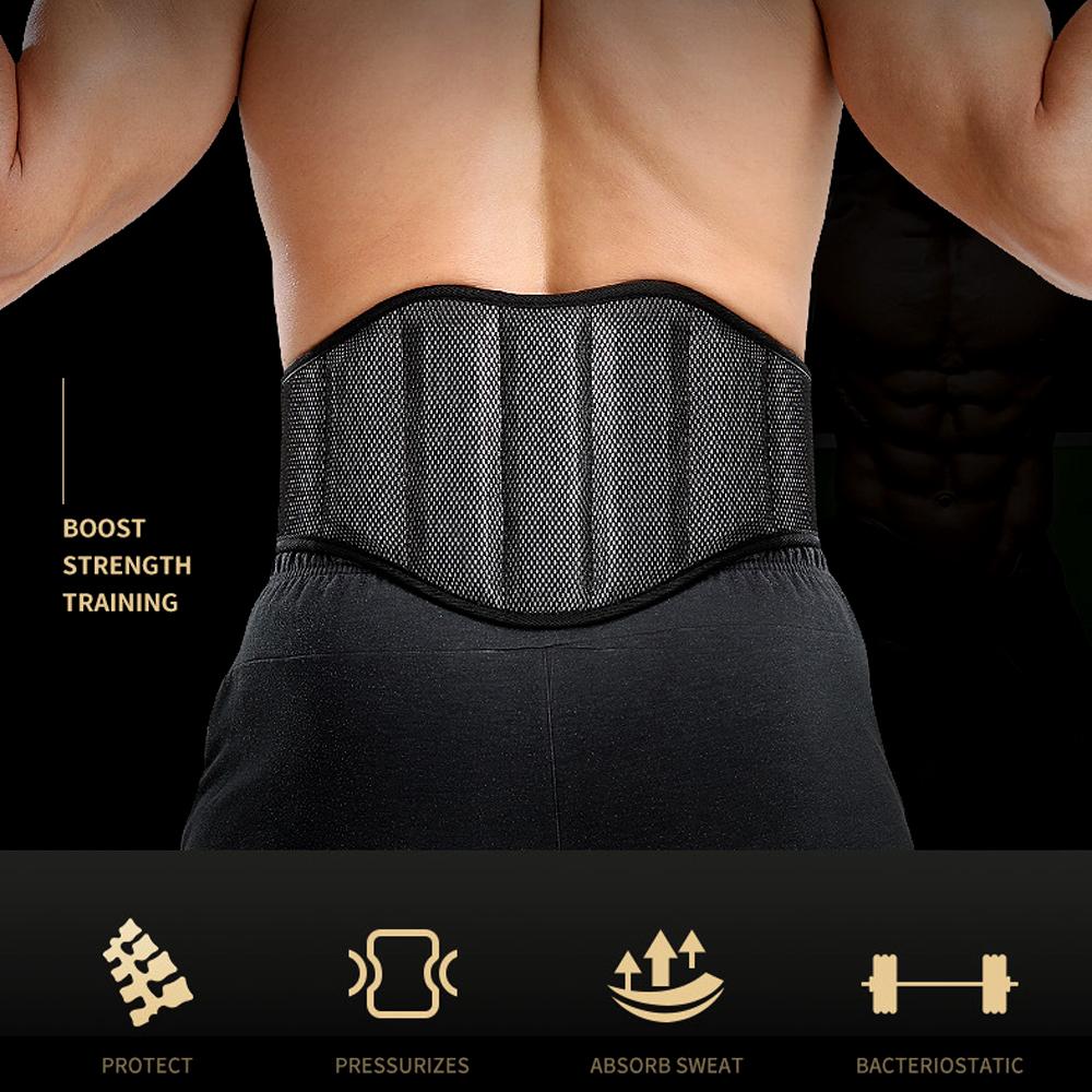 Поясничная поддержка спины для облегчения боли в спине, грыжи межпозвоночного диска, ишиаса, сколиоза - конструкция из дышащего материала для мужчин и женщин