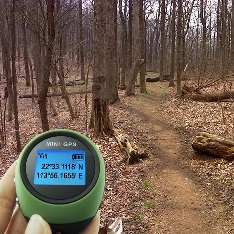 Rechargeable Mini GPS Navigation Locator GPS Receiver Anti-Lost Waterproof Handheld GPS Electronic Compass For Outdoor Travel