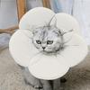 Восстановительный воротник для кошек Мягкий Удобный Регулируемый Защита от вылизывания Форма цветка Домашний питомец Кошка Шейный конус Воротник Товары для питомцев