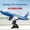 1353PCS Boeing 787 Dreamliner Самолет Строительные Блоки Сборные Кирпичи Развивающие Игрушки Украшение Стола Подарки Для Детей Мальчик