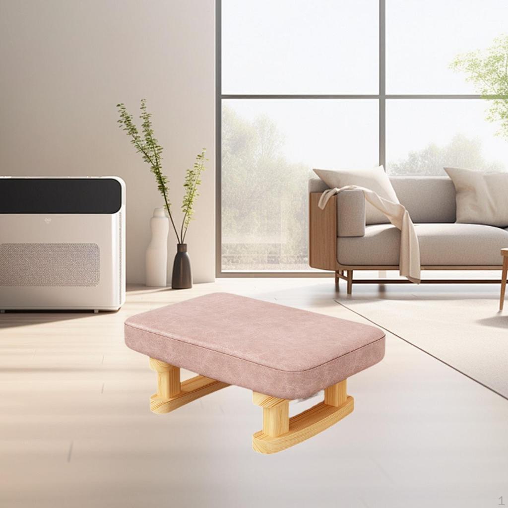 Эргономичная деревянная подставка для ног для комфорта в домашнем офисе