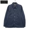 AURALEE Indigo Hard Twist Light Denim Shirt Blouson Tops 4 IndigoUsed