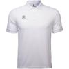 Мужская футболка-поло с коротким рукавом Kelme, с воротником, влагоотводящая, быстросохнущая, эластичная, однотонная, тренировочная, белая, размер 2XL