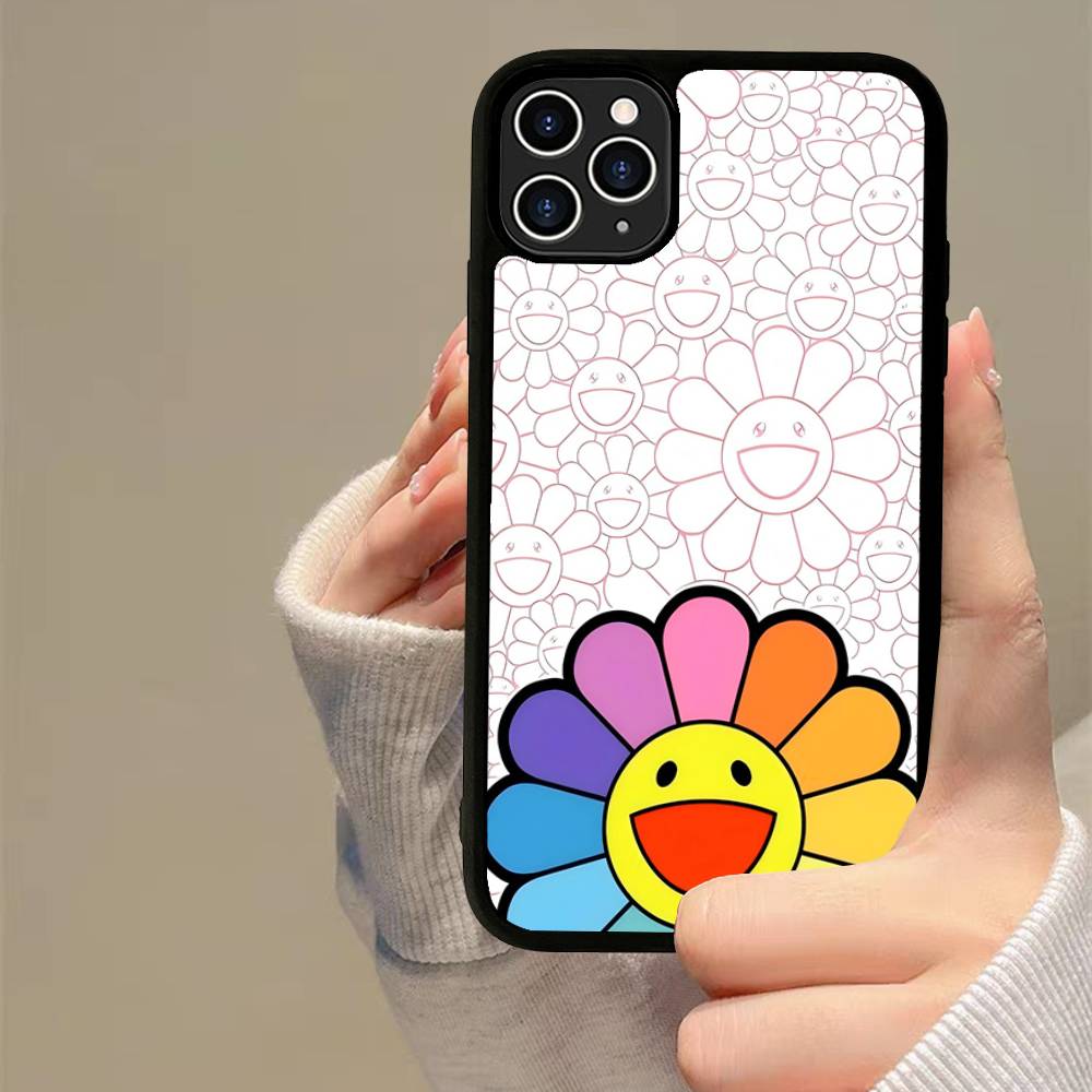 Японские Художники M-murakami T-takash Искусство Красочный PC+TPU Чехол для Телефона Для iPhone 11 12 13 14 15 16 17 Plus Pro Max Чехол