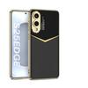 Защитный чехол для телефона Samsung S25 Edge Jazz из гладкой кожи с гальваническим покрытием