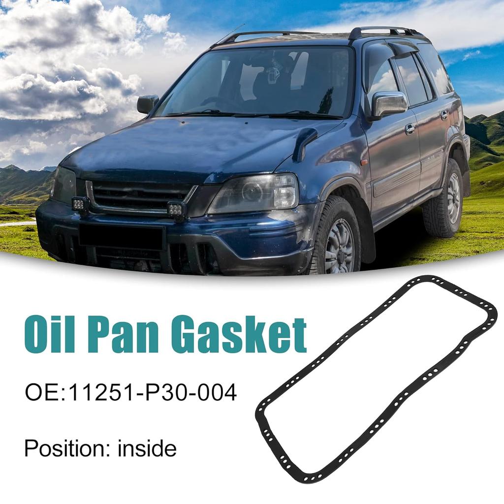 ACROPIX Резиновая прокладка поддона двигателя Замена Подходит для Honda CR-V 1997-2001 1 шт. Черный