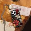 Винтажный чехол для телефона с цветком гибискуса для IPhone 17AIR 16E 16 15 14 13 12 11 17 Pro Max Plus Двухслойная задняя крышка
