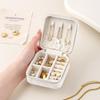 Portable Earrings Necklace Ring Jewelry Box Layered Jewelry Display Case Jewelry Storage Box  Gift