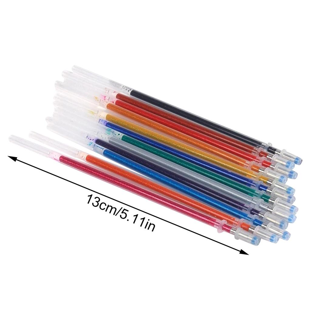 Back To School Supplies Under $1 Lzobxe  48pcs Gel Pens Gel Refills Rollerball Neon Glitter Pen Drawing Colors 60ml