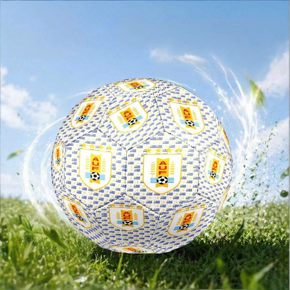Fc Crest Design Printed Size 5 Soccer Balls, High-Quality, Anti-Slip, Protective Football, A Unique Gift , Birthdays, Christmas Gifts