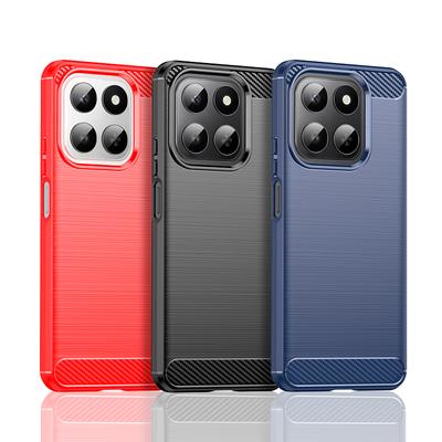 Для чехла Honor 400 Smart Case Для Honor 400 Smart Противоударный Мягкий ТПУ Силиконовый Чехол из Углеволокна Задняя Крышка Для Honor 400 Smart Case